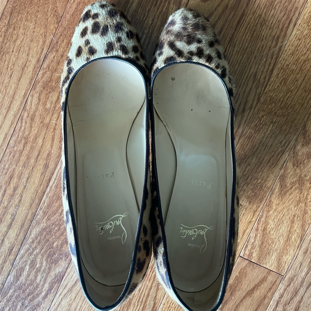 Christian Louboutin Leopard Heels - Size 42